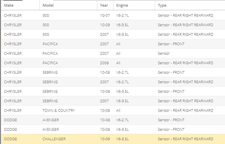 Mopar 05029811AD Crankshaft Position Sensor