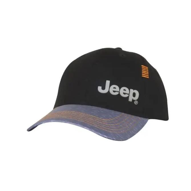 Jeep ® Structured Cap with Orange Satin Stitching